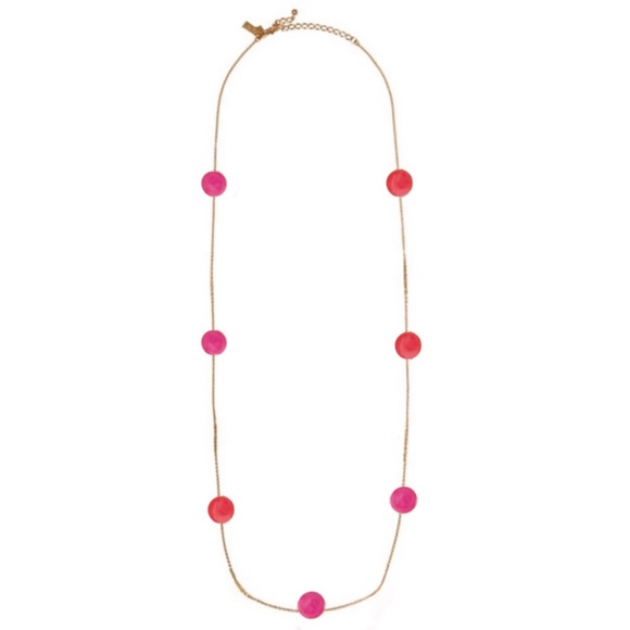 KATE SPADE • Spectator Long Station Rosary Statement Necklace - Picture 4 of 7